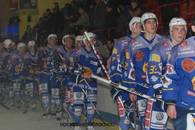 Photo hockey match Avignon - Strasbourg  le 23/12/2009