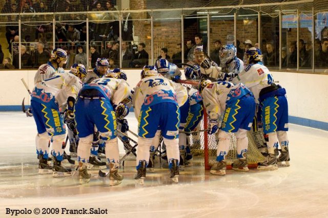 Photo hockey match Angers  - Gap  le 29/12/2009
