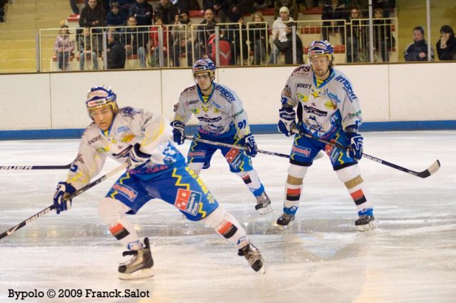 Photo hockey match Angers  - Gap  le 29/12/2009