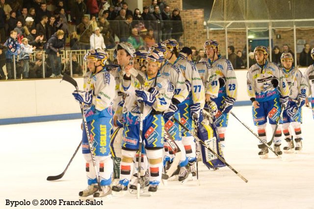 Photo hockey match Angers  - Gap  le 29/12/2009