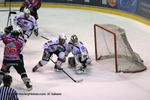 Photo hockey match Amiens  - Briançon  le 29/12/2009