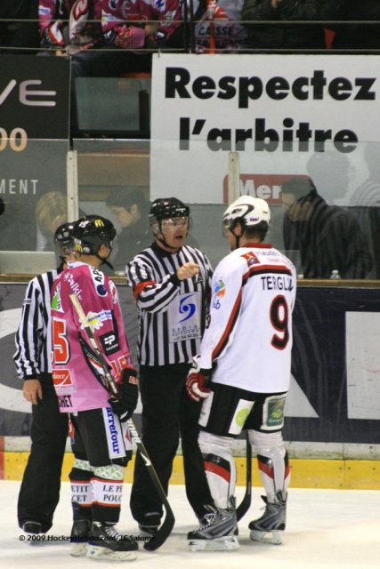 Photo hockey match Amiens  - Briançon  le 29/12/2009