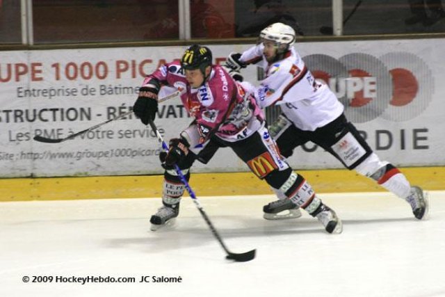 Photo hockey match Amiens  - Briançon  le 29/12/2009