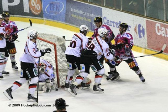 Photo hockey match Amiens  - Briançon  le 29/12/2009