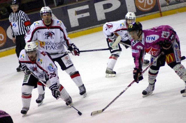 Photo hockey match Amiens  - Briançon  le 29/12/2009