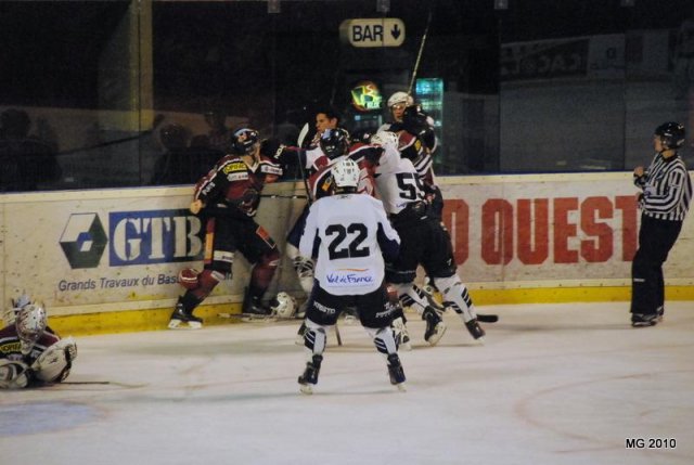 Photo hockey match Bordeaux - Garges-lès-Gonesse le 02/01/2010