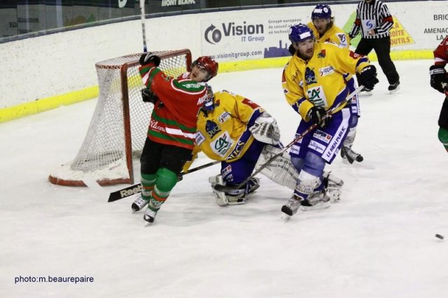 Photo hockey match Mont-Blanc - Dijon  le 02/01/2010