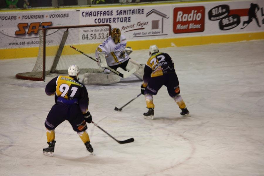 Chamonix  3 - 4 Rouen
