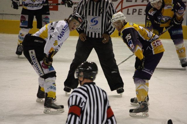 Photo hockey match Chamonix  - Rouen le 02/01/2010