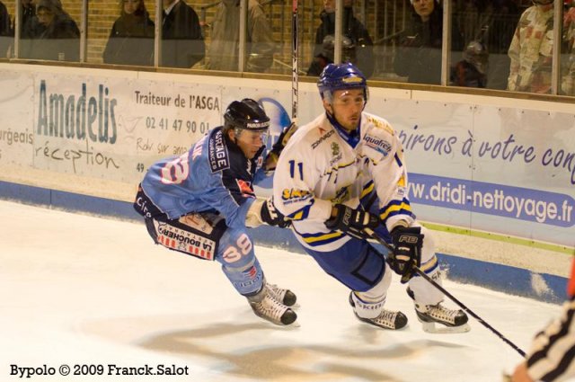 Photo hockey match Angers  - Villard-de-Lans le 09/01/2010