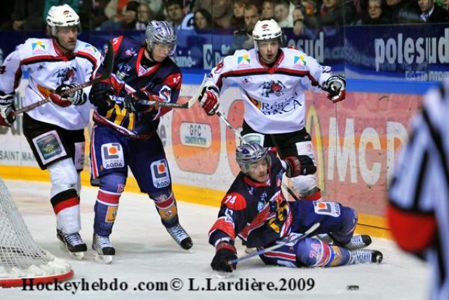 Photo hockey match Grenoble  - Briançon  le 09/01/2010