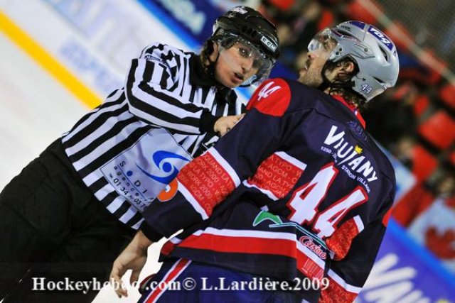 Photo hockey match Grenoble  - Briançon  le 09/01/2010