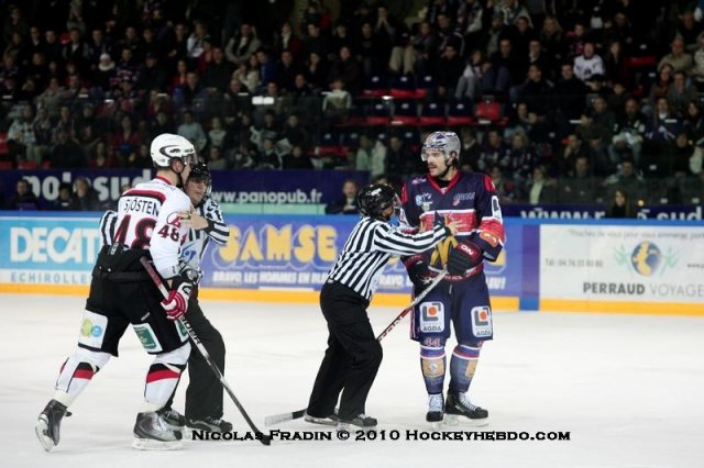 Photo hockey match Grenoble  - Briançon  le 09/01/2010