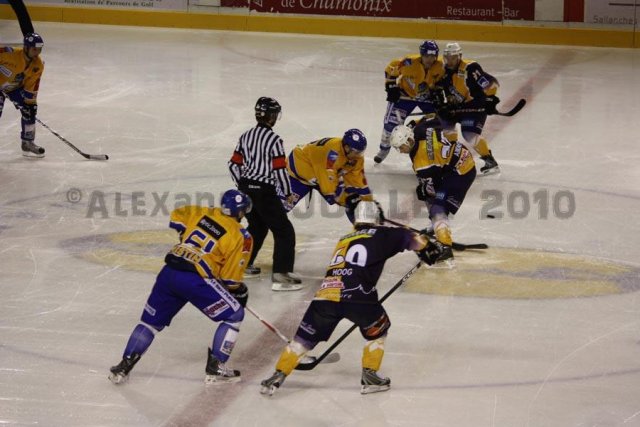 Photo hockey match Chamonix  - Dijon  le 09/01/2010