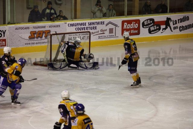 Photo hockey match Chamonix  - Dijon  le 09/01/2010