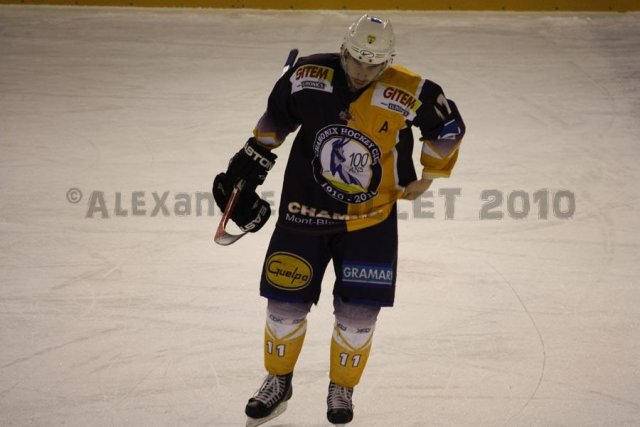 Photo hockey match Chamonix  - Dijon  le 09/01/2010