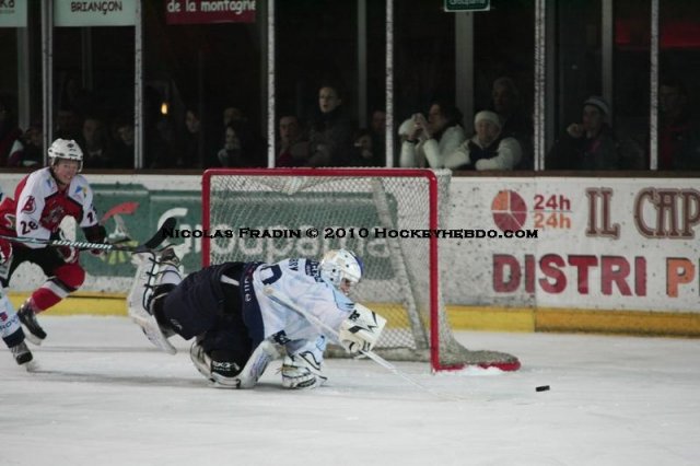 Photo hockey match Briançon  - Angers  le 16/01/2010