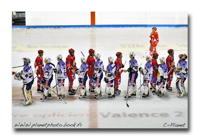 Photo hockey match Valence - Avignon le 16/01/2010