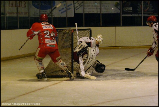 Photo hockey match Amnéville - Cergy-Pontoise le 16/01/2010