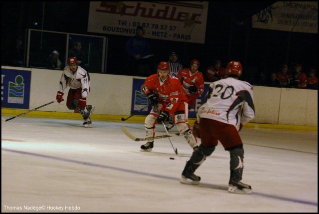 Photo hockey match Amnéville - Cergy-Pontoise le 16/01/2010