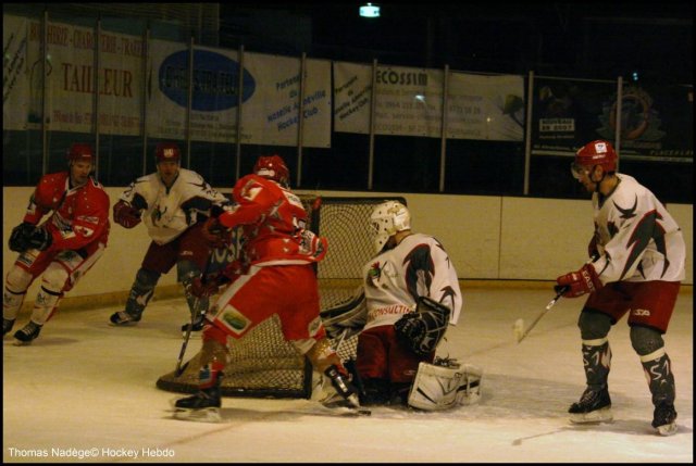 Photo hockey match Amnéville - Cergy-Pontoise le 16/01/2010