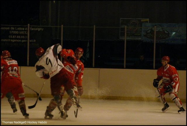 Photo hockey match Amnéville - Cergy-Pontoise le 16/01/2010
