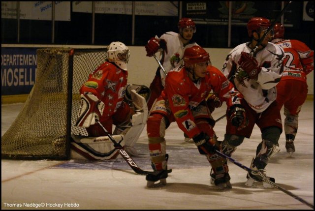 Photo hockey match Amnéville - Cergy-Pontoise le 16/01/2010