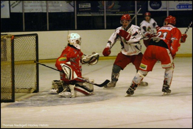 Photo hockey match Amnéville - Cergy-Pontoise le 16/01/2010