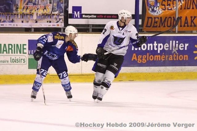 Photo hockey match Montpellier  - Garges-lès-Gonesse le 16/01/2010