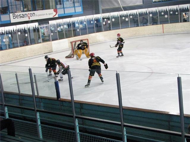 Photo hockey match Besançon - Font Romeu le 24/01/2010