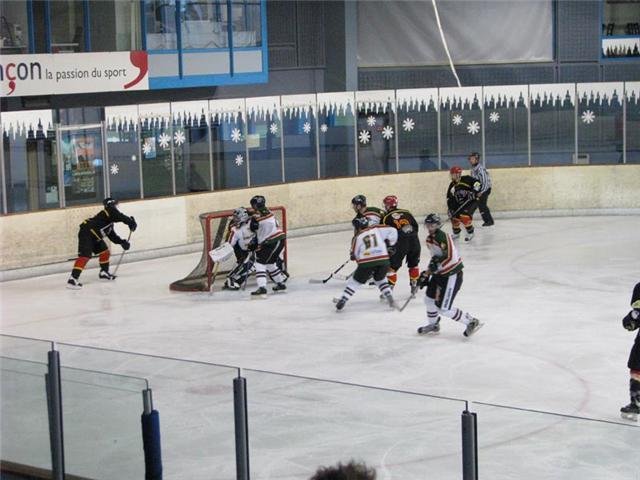 Photo hockey match Besançon - Font Romeu le 24/01/2010