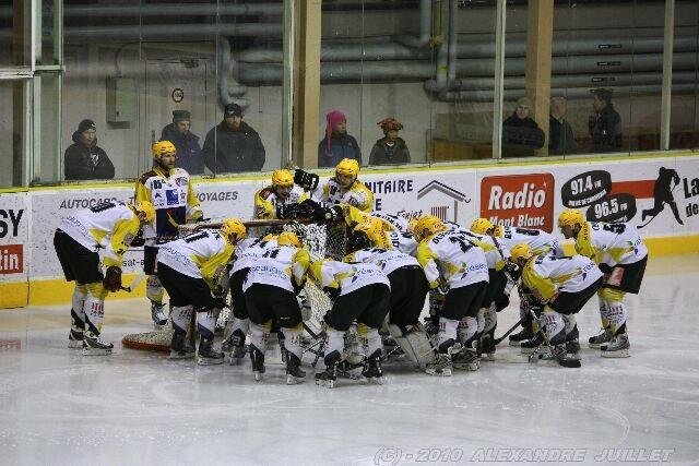 Photo hockey match Chamonix  - Strasbourg  le 23/01/2010