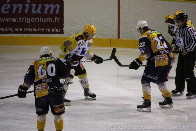 Photo hockey match Chamonix  - Strasbourg  le 23/01/2010