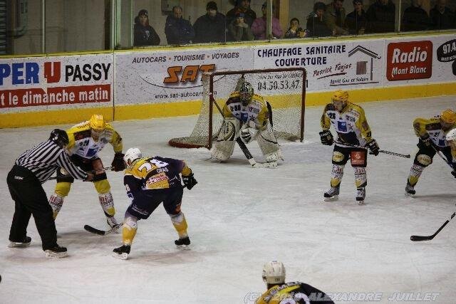 Photo hockey match Chamonix  - Strasbourg  le 23/01/2010