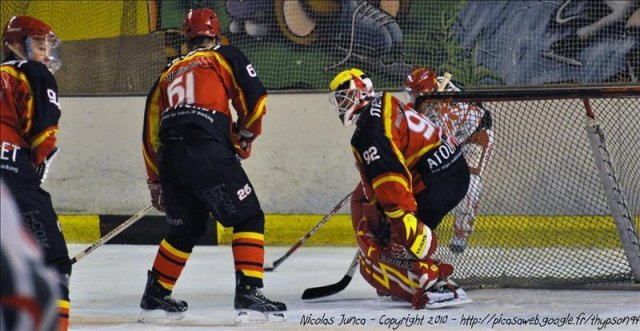Photo hockey match Meudon - Anglet le 23/01/2010