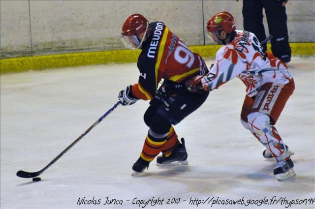 Photo hockey match Meudon - Anglet le 23/01/2010