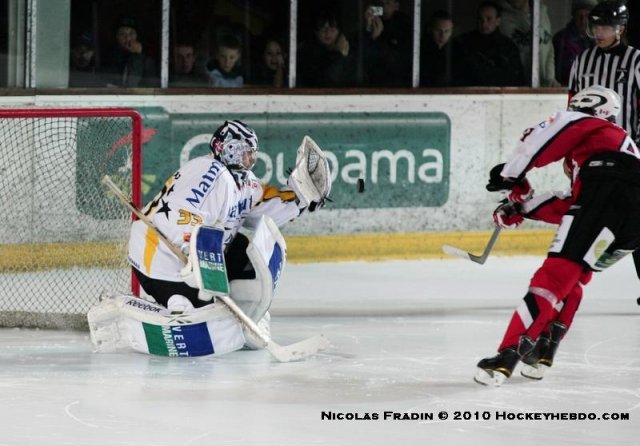 Photo hockey match Briançon  - Rouen le 29/01/2010