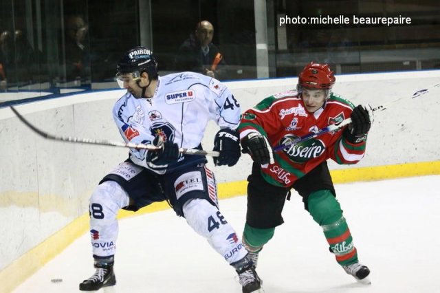 Photo hockey match Mont-Blanc - Angers  le 29/01/2010