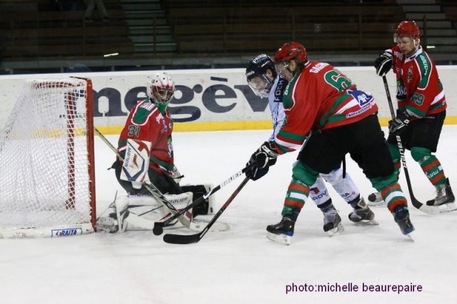 Photo hockey match Mont-Blanc - Angers  le 29/01/2010