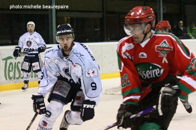 Photo hockey match Mont-Blanc - Angers  le 29/01/2010