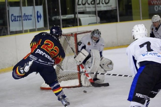 Photo hockey match Nice - Garges-lès-Gonesse le 30/01/2010