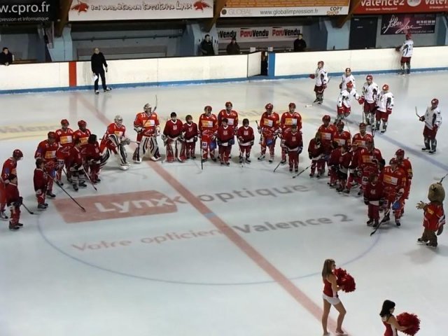 Photo hockey match Valence - Cergy-Pontoise le 30/01/2010
