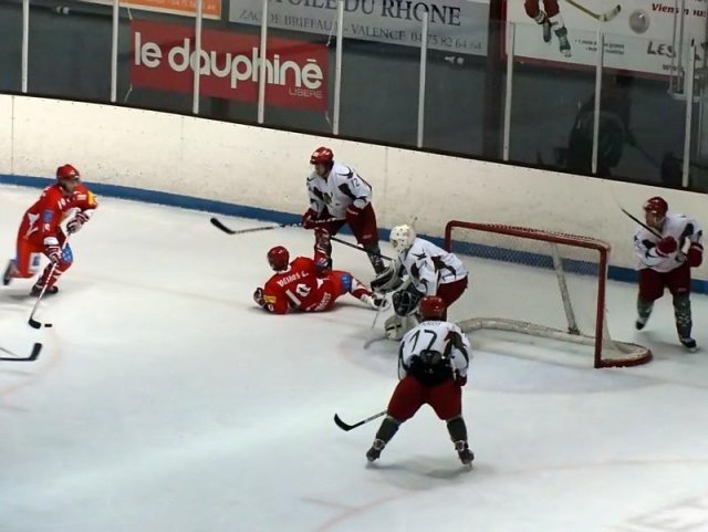 Photo hockey match Valence - Cergy-Pontoise le 30/01/2010