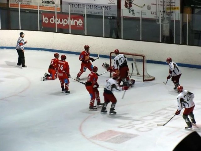 Photo hockey match Valence - Cergy-Pontoise le 30/01/2010