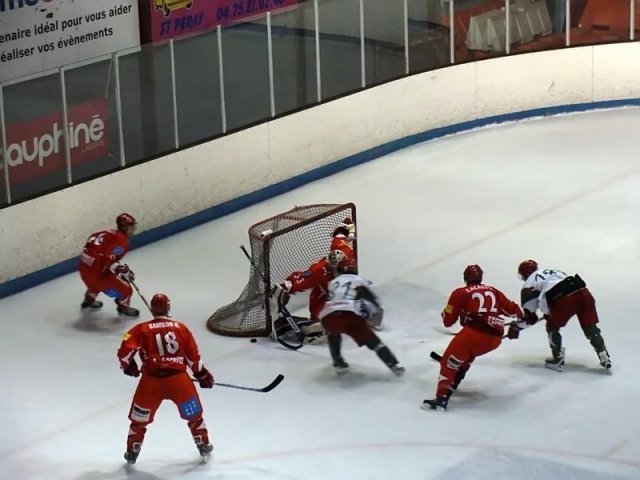 Photo hockey match Valence - Cergy-Pontoise le 30/01/2010
