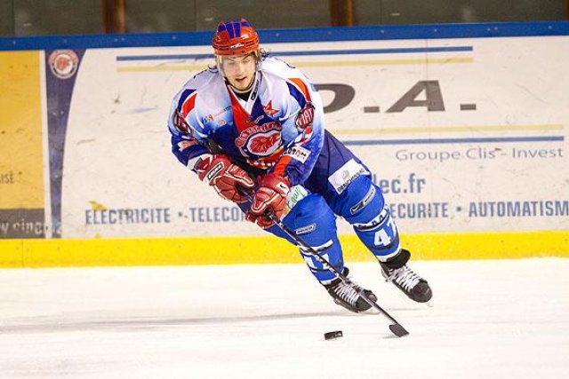 Photo hockey match Lyon - Courchevel-Méribel-Pralognan le 30/01/2010