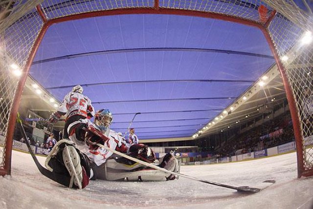 Photo hockey match Lyon - Courchevel-Méribel-Pralognan le 30/01/2010
