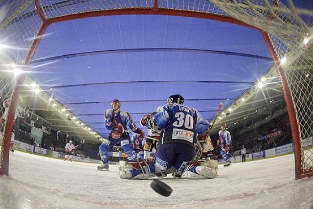 Photo hockey match Lyon - Courchevel-Méribel-Pralognan le 30/01/2010