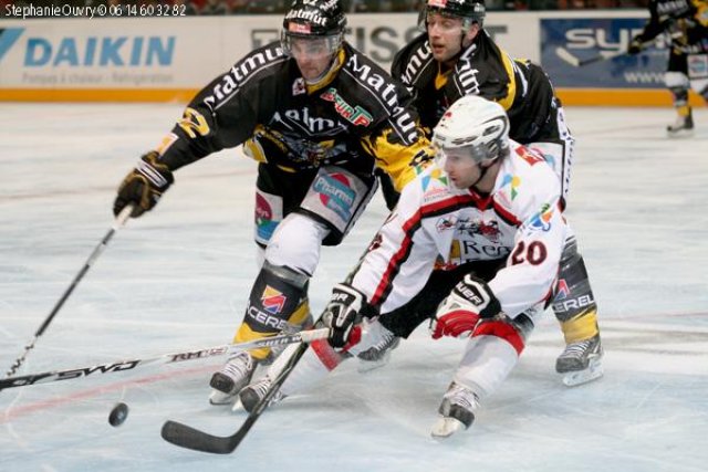 Photo hockey match Rouen - Briançon  le 31/01/2010