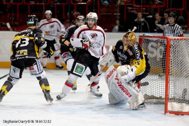 Photo hockey match Rouen - Briançon  le 31/01/2010